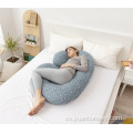 Almohada de embarazo de algodón de buena calidad cómoda de algodón